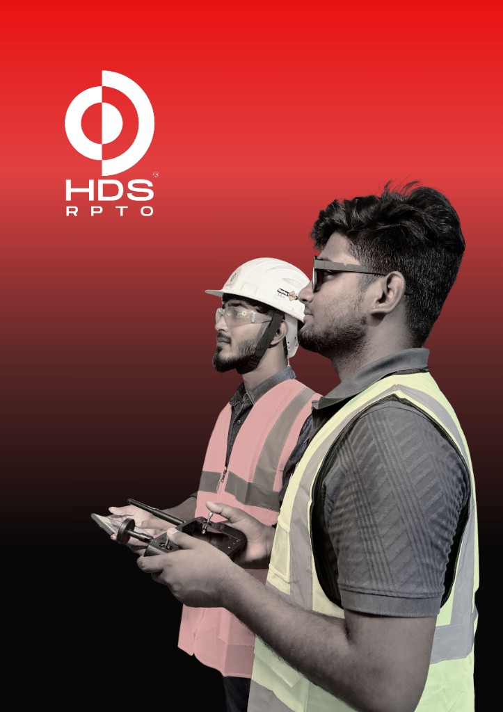 HDS RPTO trainees holding a drone controller